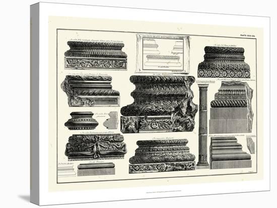 Piranesi Columns-Giovanni Battista Piranesi-Stretched Canvas