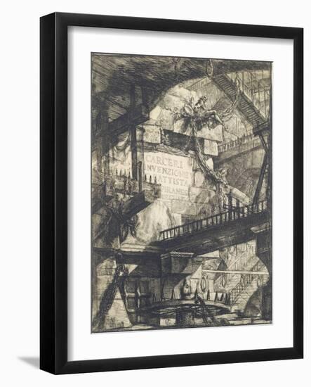 Piranesi, Prison-null-Framed Giclee Print