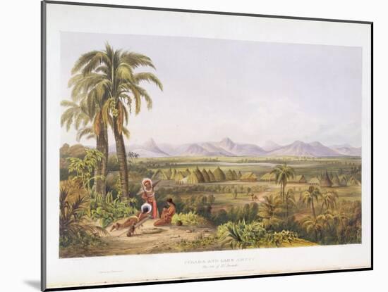 Pirara and Lake Amucu, the Site of El Dorado, from "Views in the Interior of Guiana"-Charles Bentley-Mounted Giclee Print