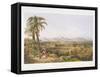 Pirara and Lake Amucu, the Site of El Dorado, from "Views in the Interior of Guiana"-Charles Bentley-Framed Stretched Canvas