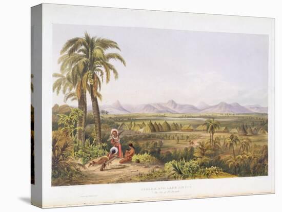 Pirara and Lake Amucu, the Site of El Dorado, from "Views in the Interior of Guiana"-Charles Bentley-Stretched Canvas