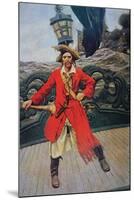 Pirate Chief-Howard Pyle-Mounted Giclee Print
