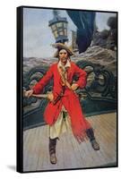 Pirate Chief-Howard Pyle-Framed Stretched Canvas