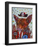 Pirate Dog-MADdogART-Framed Giclee Print