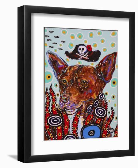 Pirate Dog-MADdogART-Framed Giclee Print