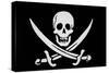 Pirate Flag of Calico Jack Rackham-null-Stretched Canvas