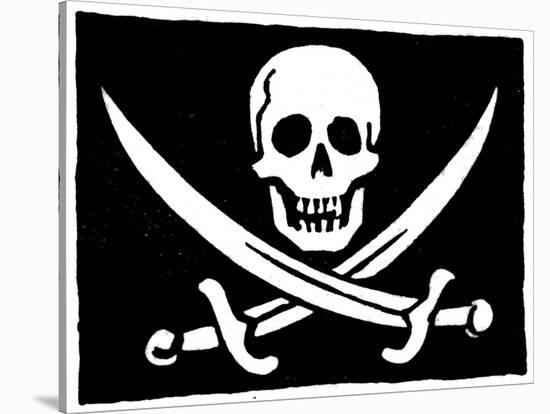 Pirate Flag-null-Stretched Canvas