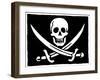 Pirate Flag-null-Framed Giclee Print