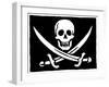 Pirate Flag-null-Framed Giclee Print