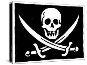 Pirate Flag-null-Stretched Canvas