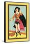 Pirate Girl Card-null-Framed Stretched Canvas