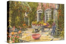 Pirate House Garden, Charleston, South Carolina-null-Stretched Canvas