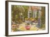 Pirate House Garden, Charleston, South Carolina-null-Framed Art Print