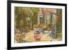 Pirate House Garden, Charleston, South Carolina-null-Framed Art Print