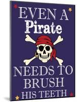 Pirate Must Brush-Taylor Greene-Mounted Art Print