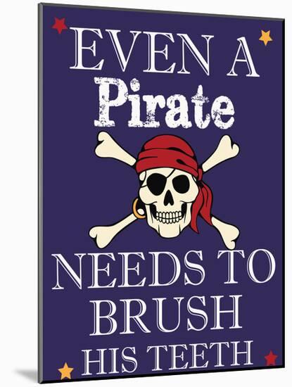 Pirate Must Brush-Taylor Greene-Mounted Art Print