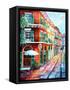 Pirate's Alley Cafe-Diane Millsap-Framed Stretched Canvas