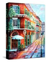 Pirate's Alley Cafe-Diane Millsap-Stretched Canvas