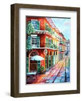 Pirate's Alley Cafe-Diane Millsap-Framed Art Print