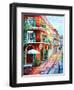 Pirate's Alley Cafe-Diane Millsap-Framed Art Print