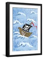 Pirate Sea-Marcus Prime-Framed Art Print