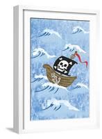 Pirate Sea-Marcus Prime-Framed Art Print