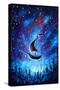 Pirate Ship in Cosmos-Valery Rybakow-Stretched Canvas