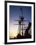 Pirate Ship in Hog Sty Bay, During Pirates' Week Celebrations, George Town, Cayman Islands-Ruth Tomlinson-Framed Photographic Print