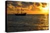Pirate Ship Sunrise-jkraft5-Stretched Canvas