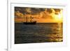 Pirate Ship Sunrise-jkraft5-Framed Photographic Print