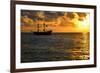 Pirate Ship Sunrise-jkraft5-Framed Photographic Print