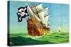 Pirate Ship-Anton K. Skillin-Stretched Canvas