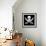 Pirate Skull-oculo-Framed Art Print displayed on a wall