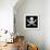 Pirate Skull-oculo-Framed Art Print displayed on a wall