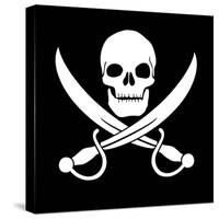 Pirate Skull-oculo-Stretched Canvas