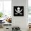 Pirate Skull-oculo-Framed Stretched Canvas displayed on a wall