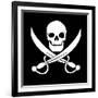 Pirate Skull-oculo-Framed Premium Giclee Print