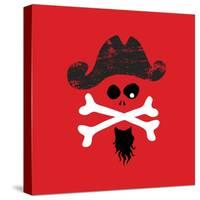 Pirate Skull-null-Stretched Canvas