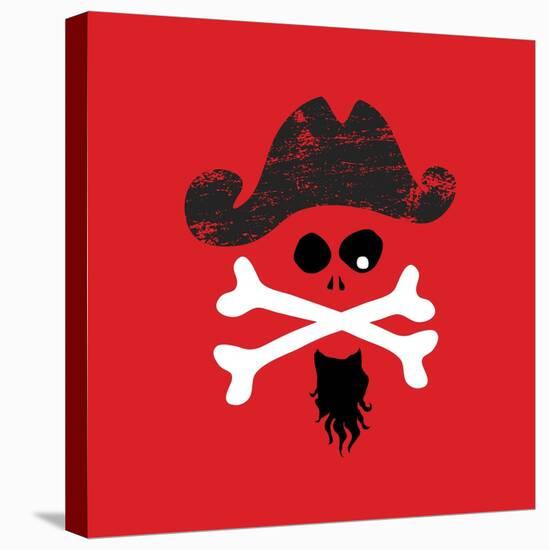 Pirate Skull-null-Stretched Canvas