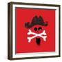 Pirate Skull-null-Framed Giclee Print