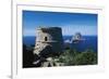 Pirate Tower and Es Vedra, Ibiza (Unesco World Heritage List, 1999), Balearic Islands, Spain-null-Framed Photographic Print