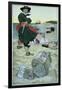 Pirate William Kidd Burying Treasure on Oak Island-Howard Pyle-Framed Giclee Print