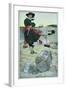 Pirate William Kidd Burying Treasure on Oak Island-Howard Pyle-Framed Giclee Print