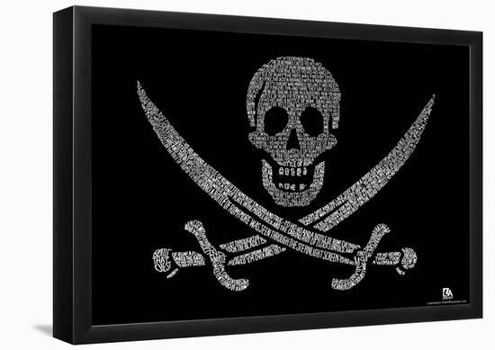 Pirate Yo Ho Ho Lyrics Poster-null-Framed Poster