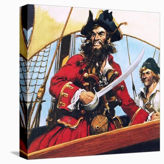 Pirate-English School-Stretched Canvas