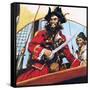 Pirate-English School-Framed Stretched Canvas