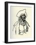 Pirate-Howard Pyle-Framed Giclee Print