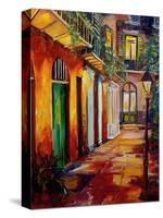 Pirates Alley By Night-Diane Millsap-Stretched Canvas
