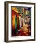 Pirates Alley By Night-Diane Millsap-Framed Art Print