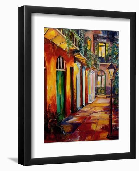 Pirates Alley By Night-Diane Millsap-Framed Art Print